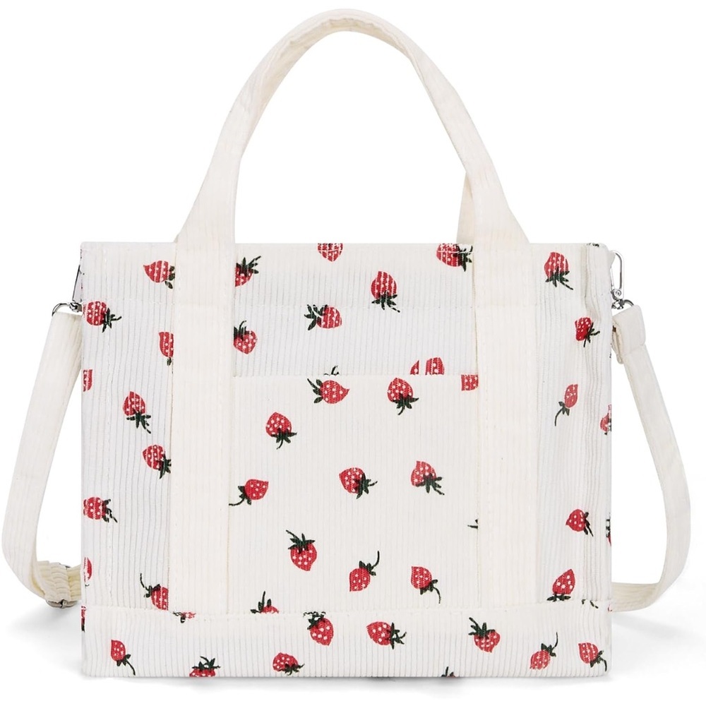 Strawberry Print Tote